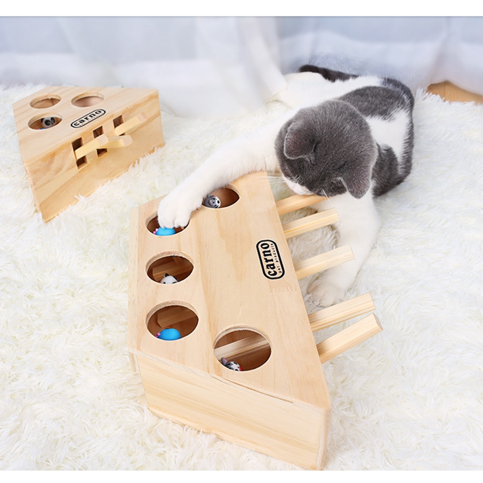 Carno wooden cat sales toy