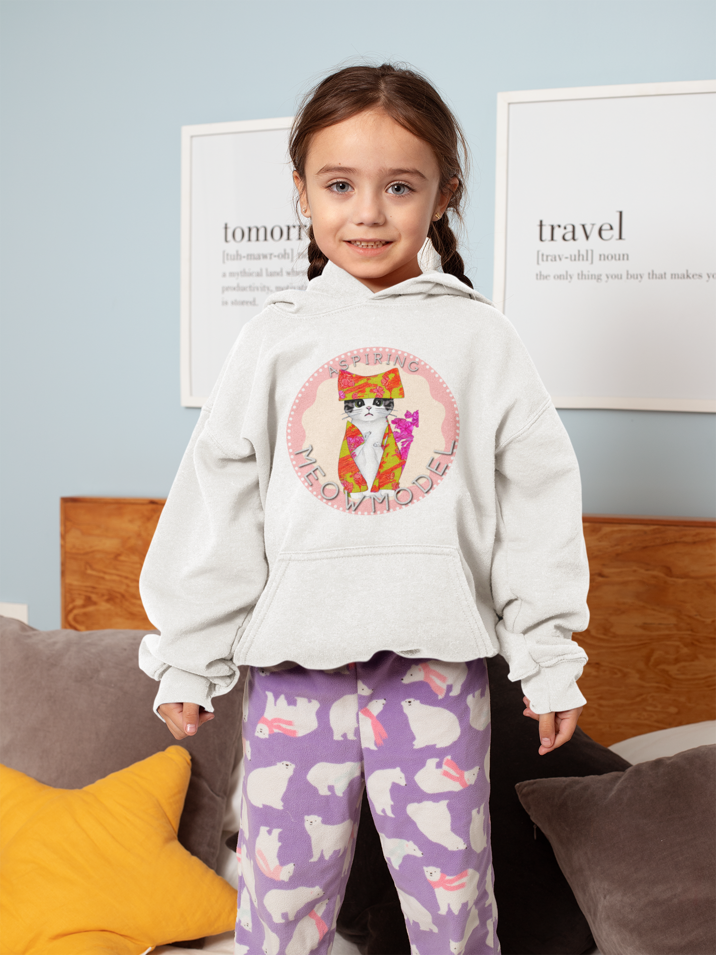 "Aspiring Meowmodel" Hoodie