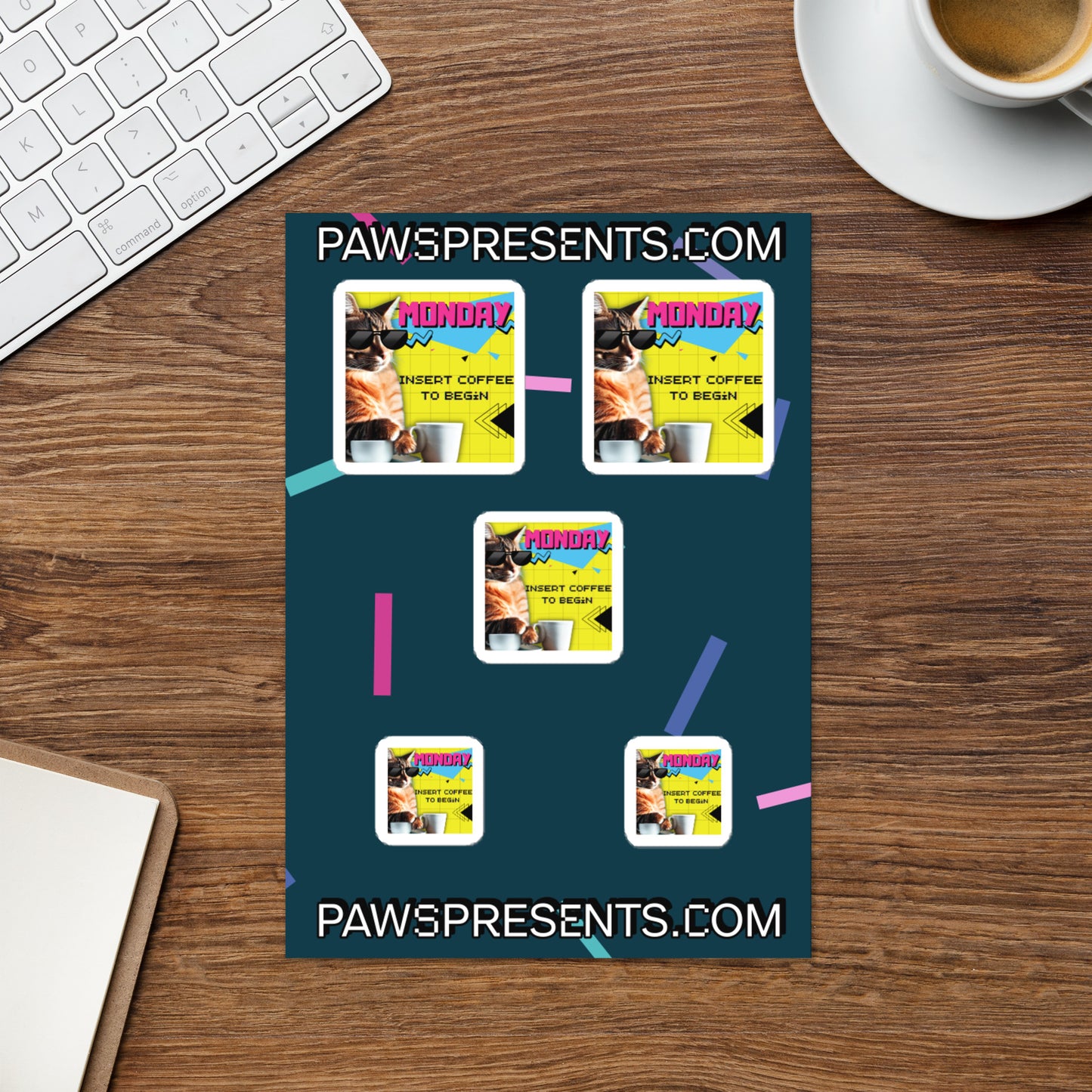 "Monday Fix" Sticker Sheet