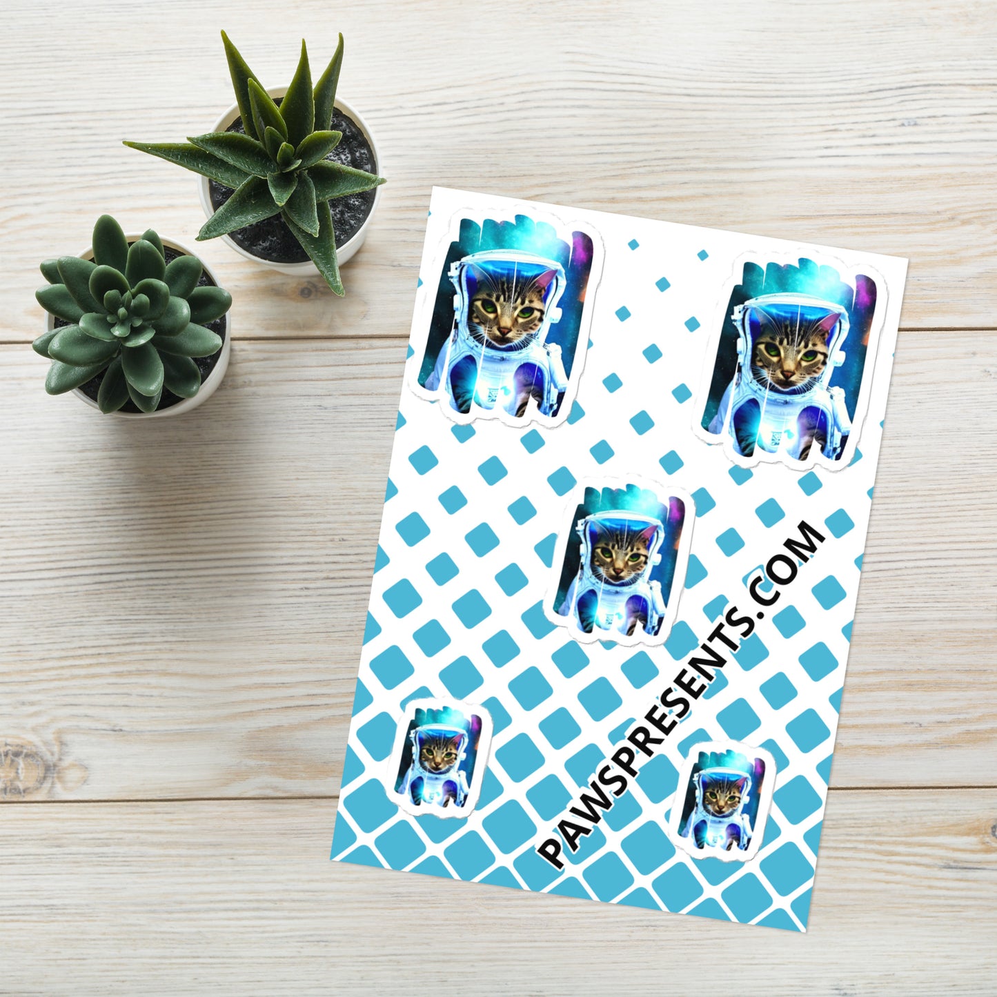 "Space Kitty" Sticker Sheet