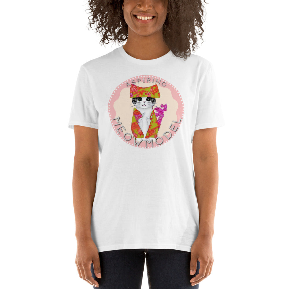 "Aspiring Meowmodel" Tee