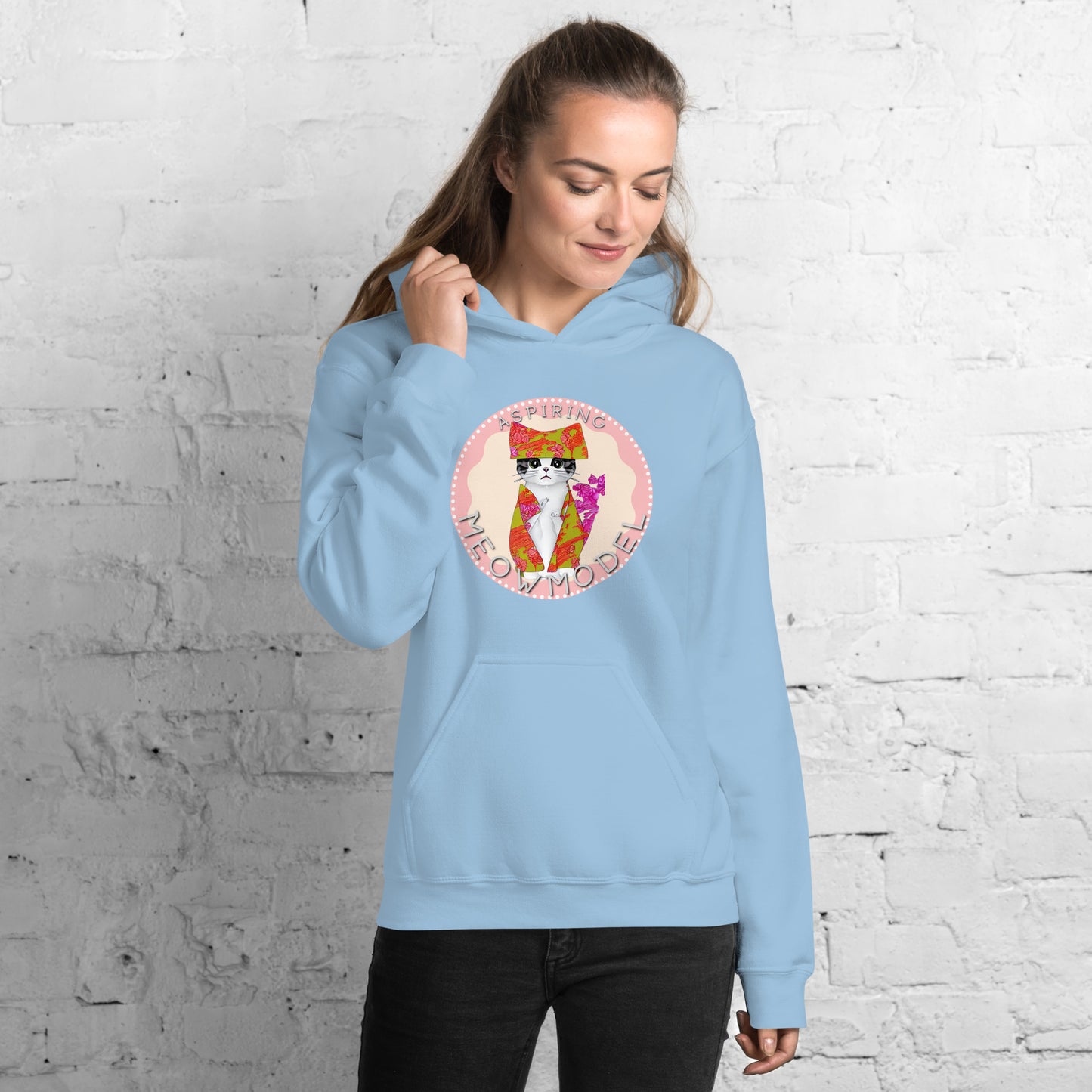 "Aspiring Meowmodel" Hoodie