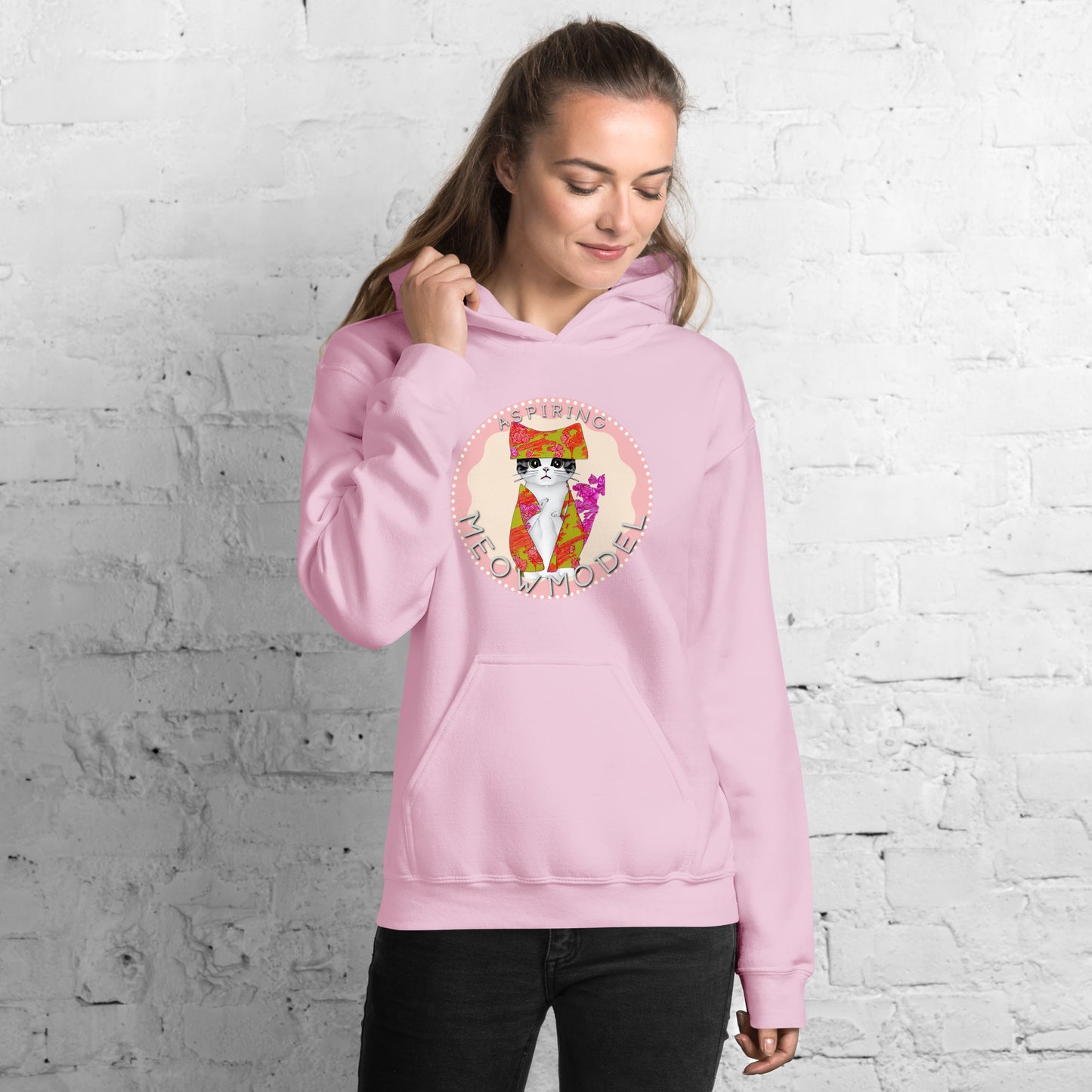 "Aspiring Meowmodel" Hoodie