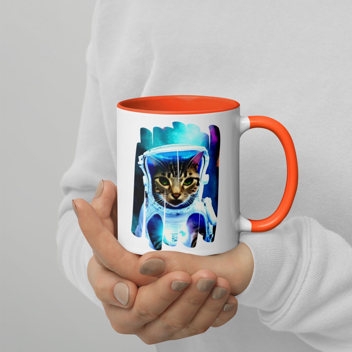 Colorful "Space Kitty" Mug