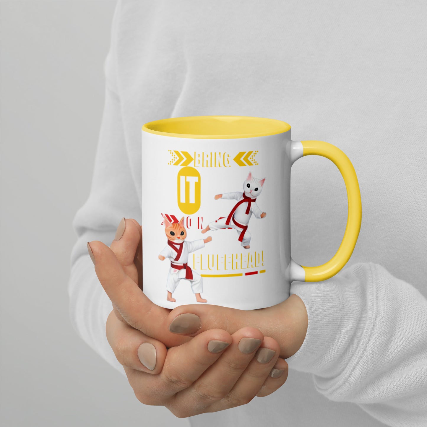 Colorful "Fluffheads" Mug