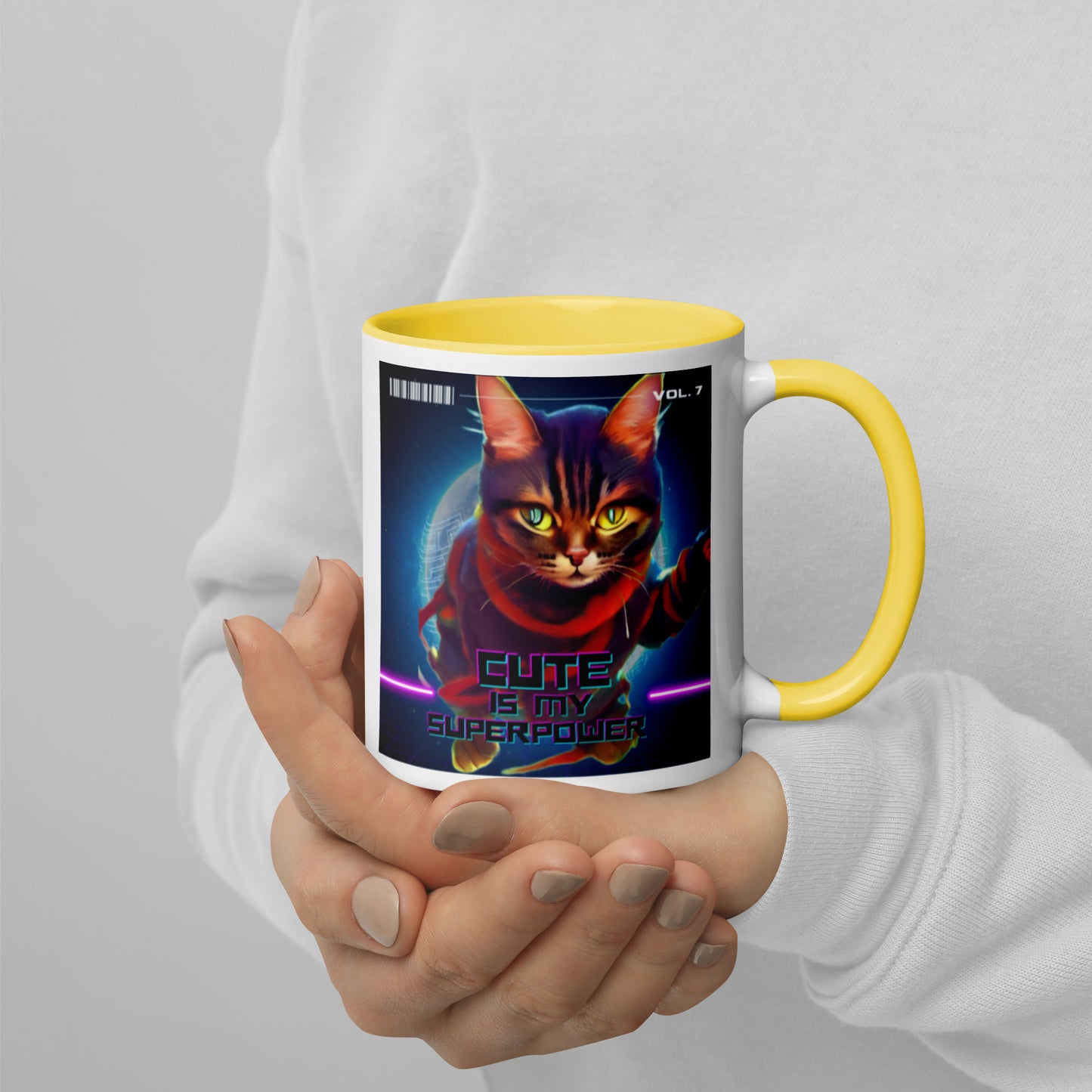 Colorful "Superpower" Mug
