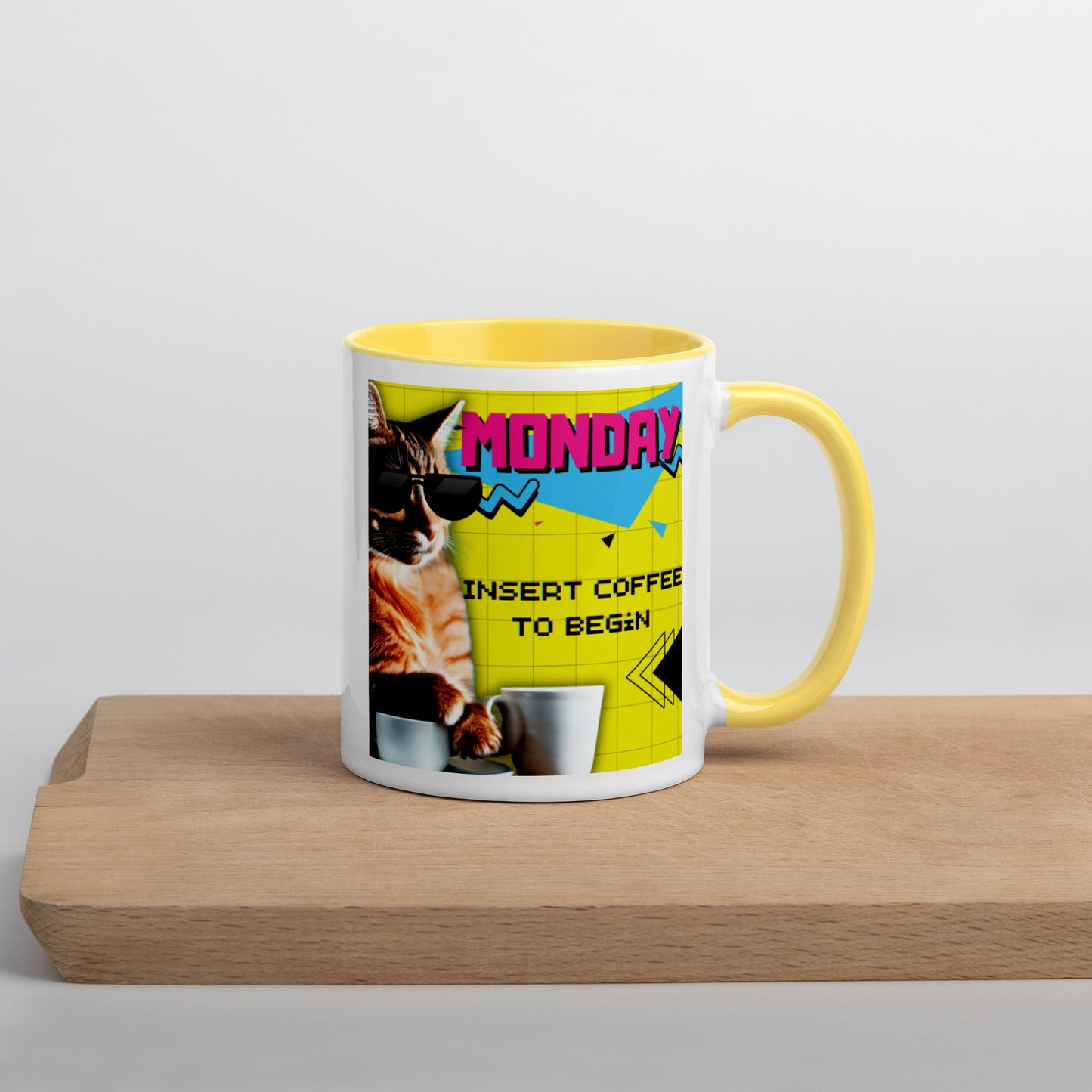 Colorful "Monday Fix" Mug