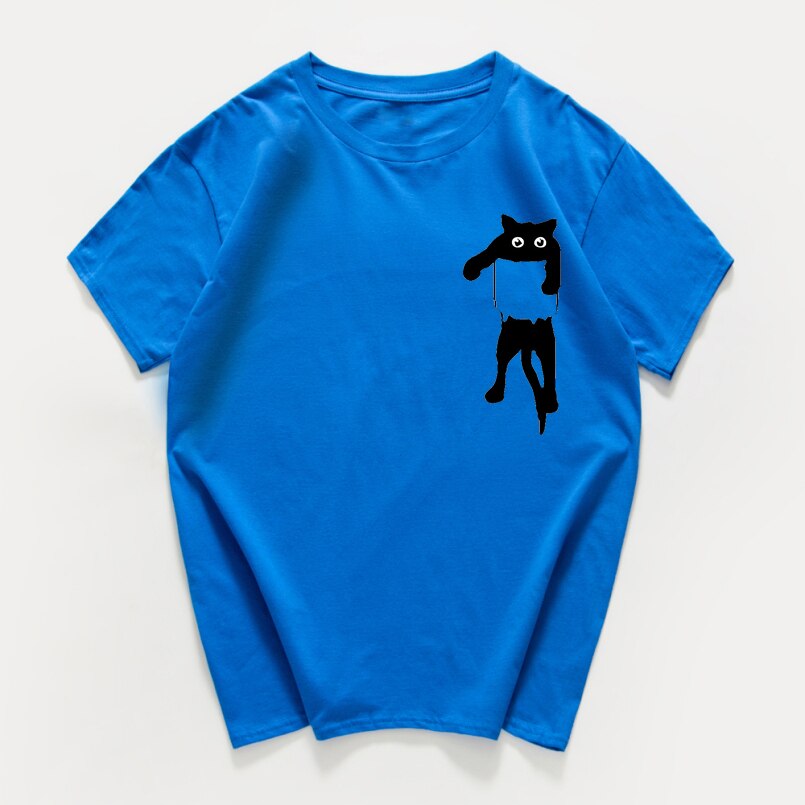 Hanging Cat Printed Tee