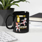 Glossy "Fluffheads" Mug in Black