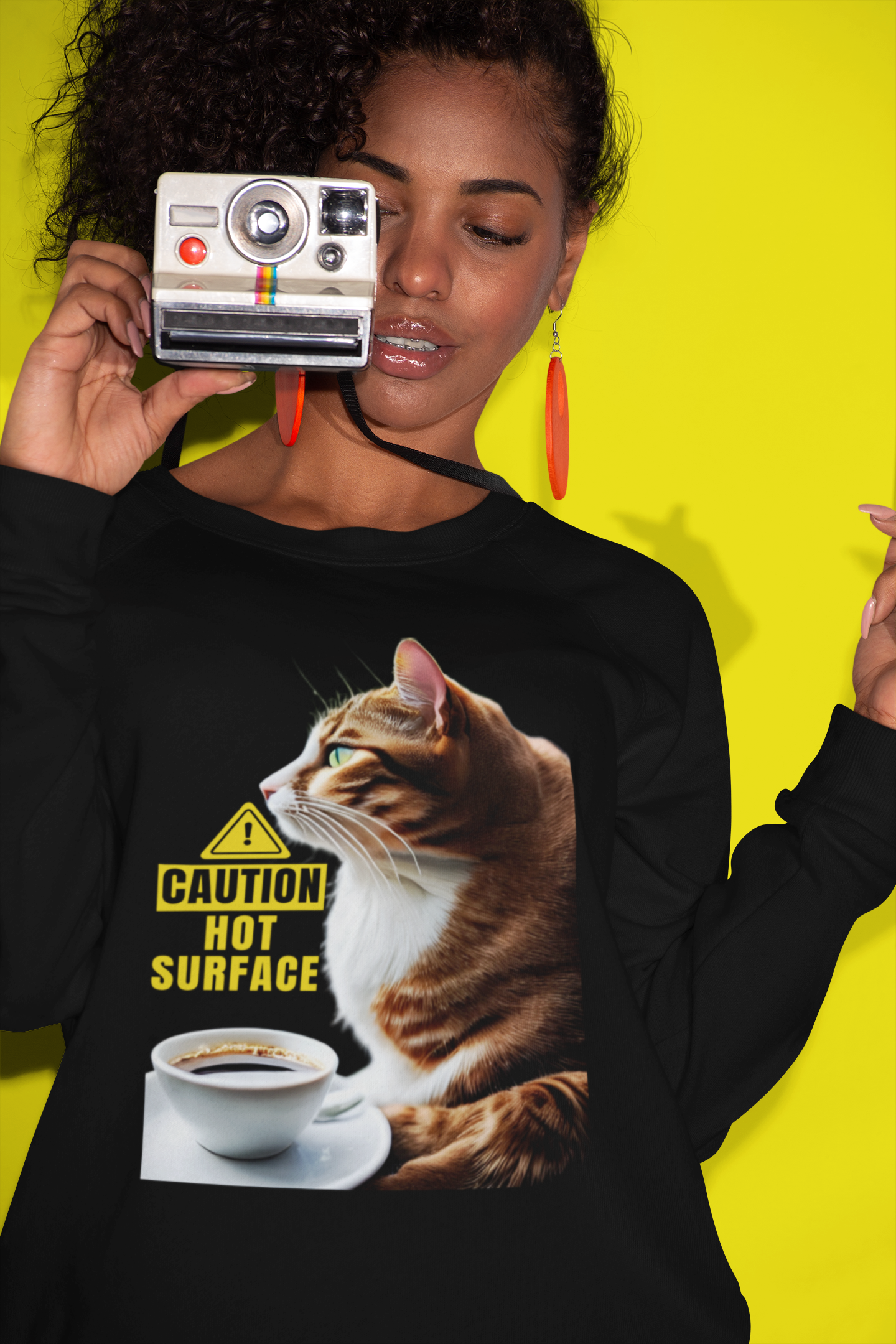 "Cautious Kitty" Sweatshirt