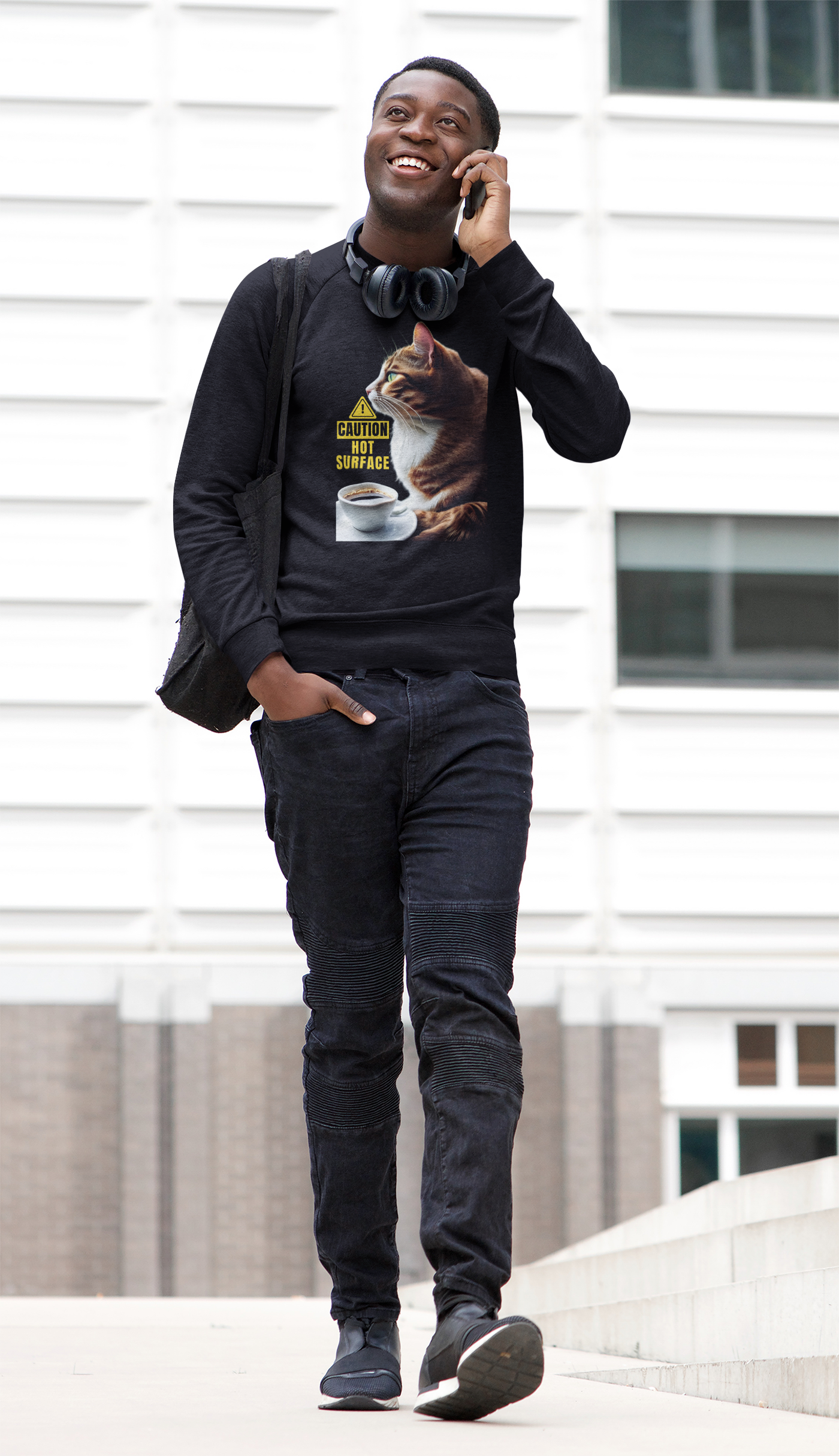 "Cautious Kitty" Sweatshirt