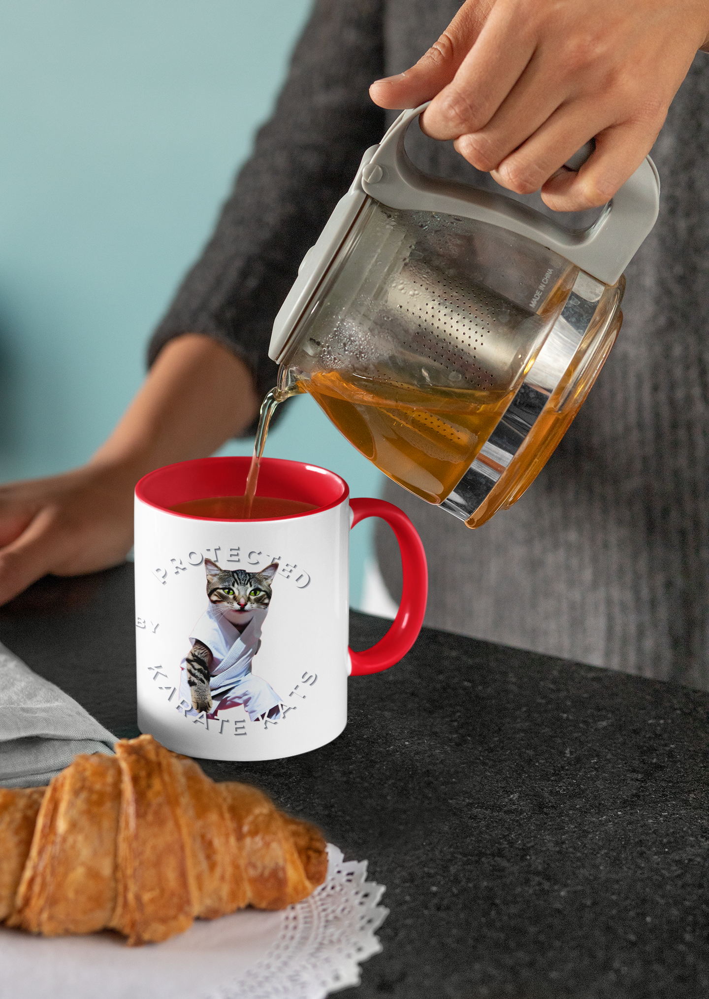Colorful "Karate Kats" Mug