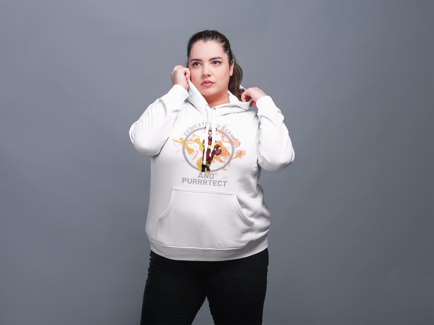 "Feline Firefighter" Hoodie