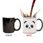 Cute Cat Panda Magic Temperature Changing Cup Color Changing Chameleon Mugs Heat Sensitive Cup Coffee Tea Milk Mug Novelty Gifts