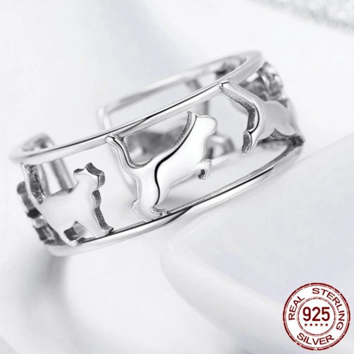 Playful Cat Ring