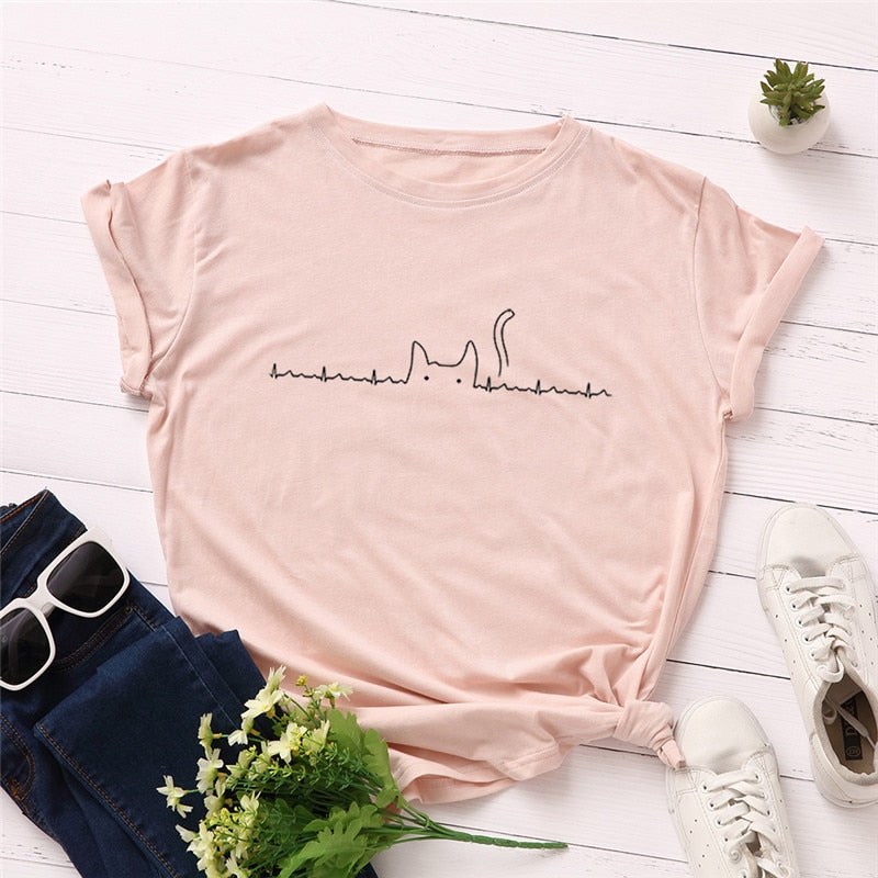 Women's Cat Beat Tee