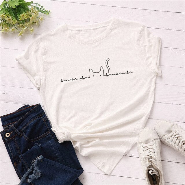 Women's Cat Beat Tee