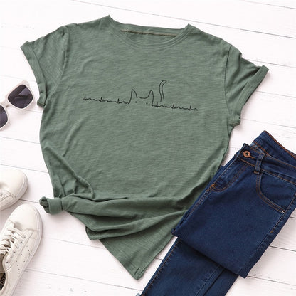 Women's Cat Beat Tee
