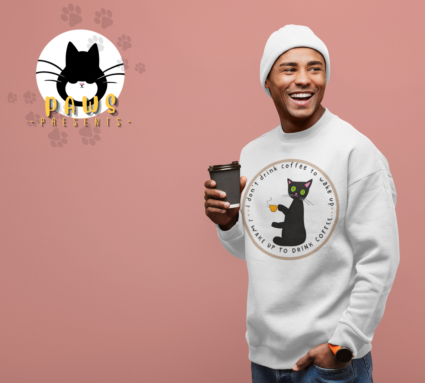 "Coffee Cat" Sweatshirt