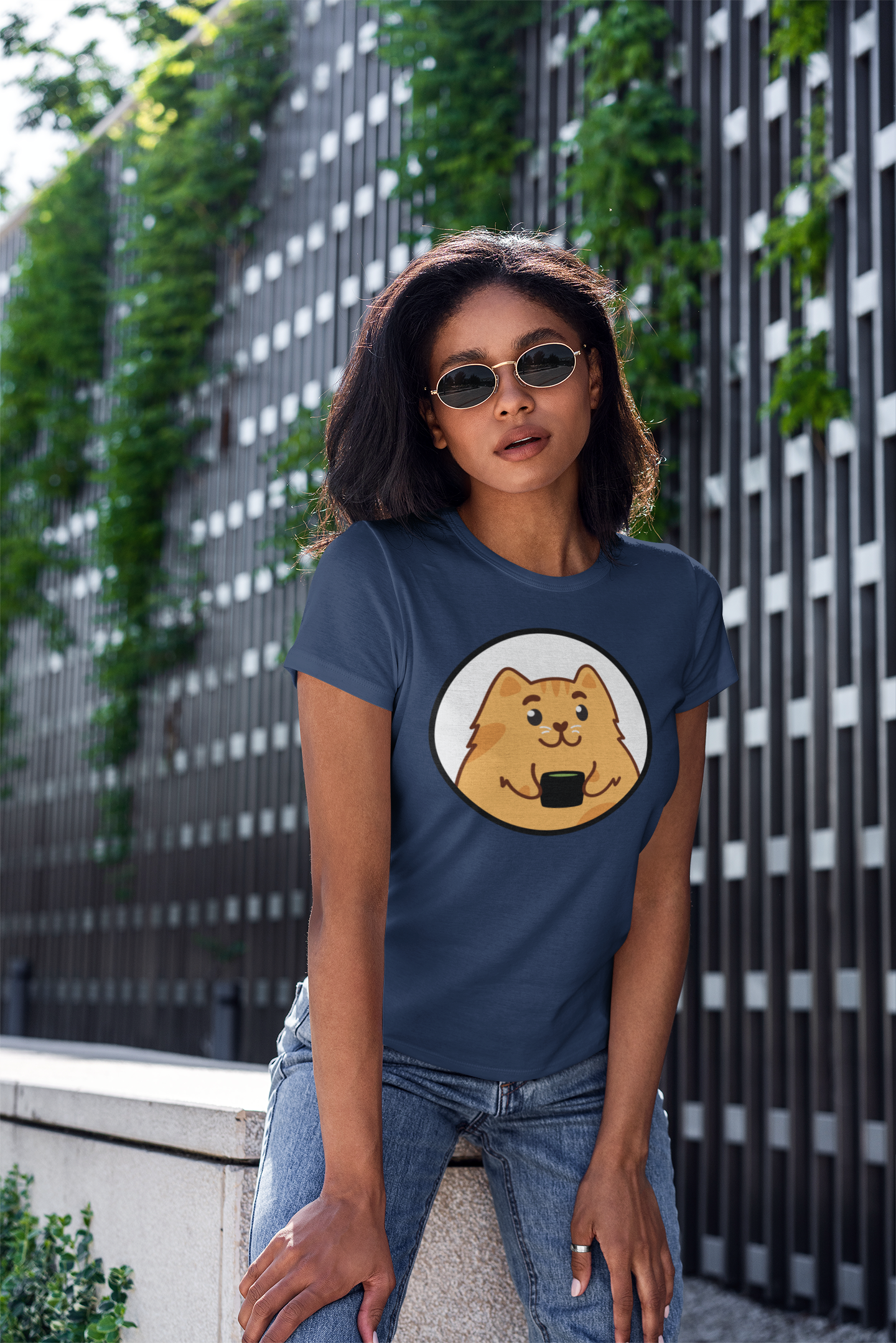 Catfé Mascot Tee