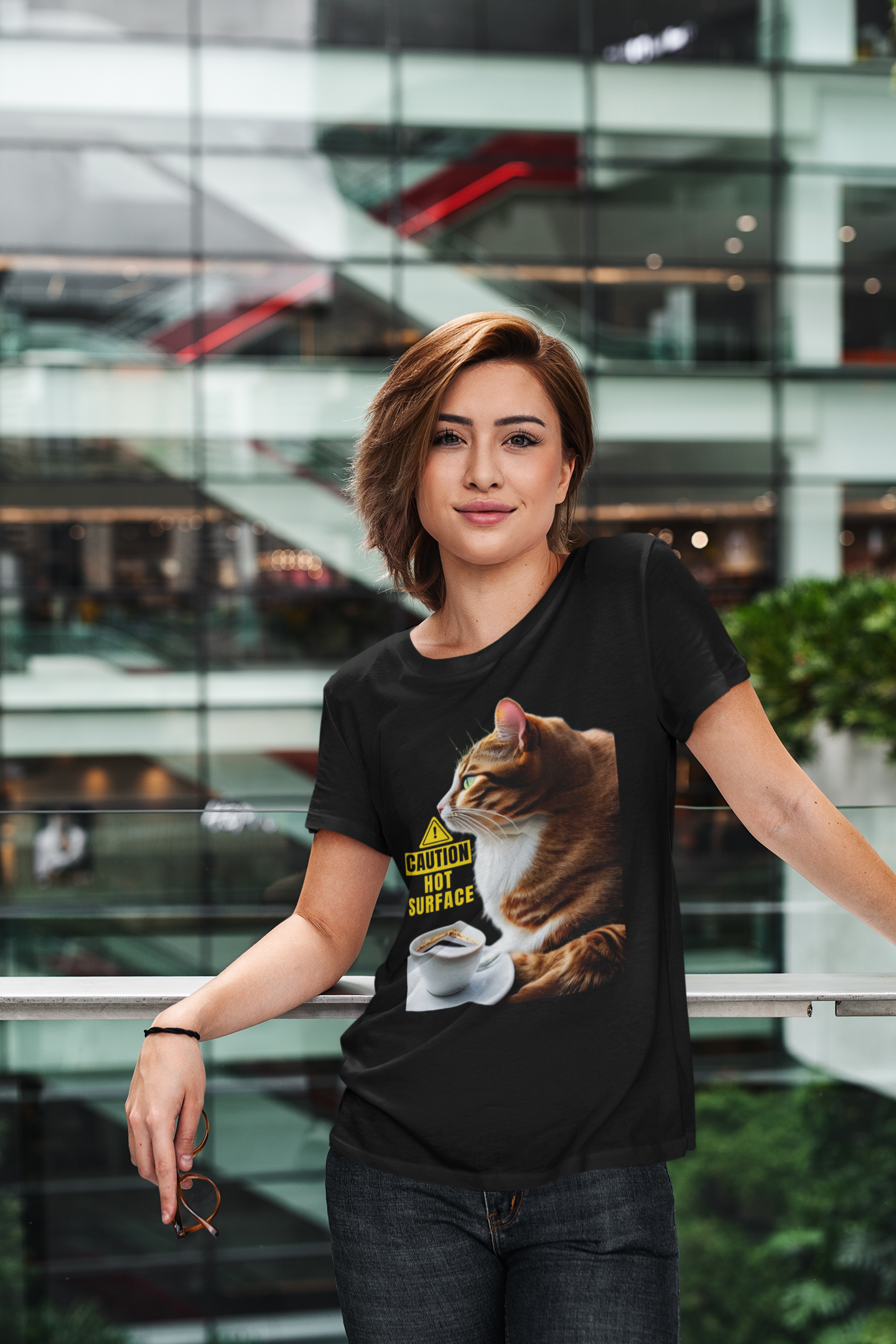 "Cautious Kitty" Tee