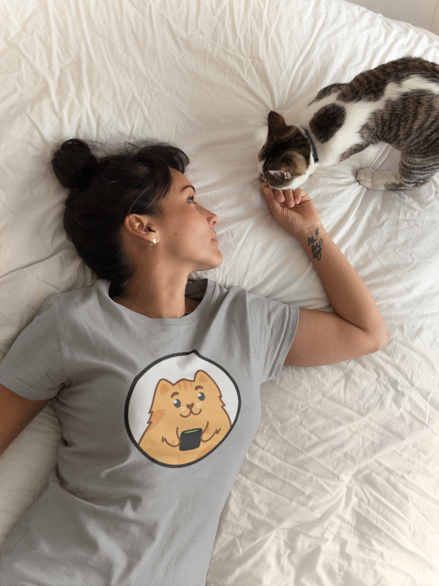 Catfé Mascot Tee