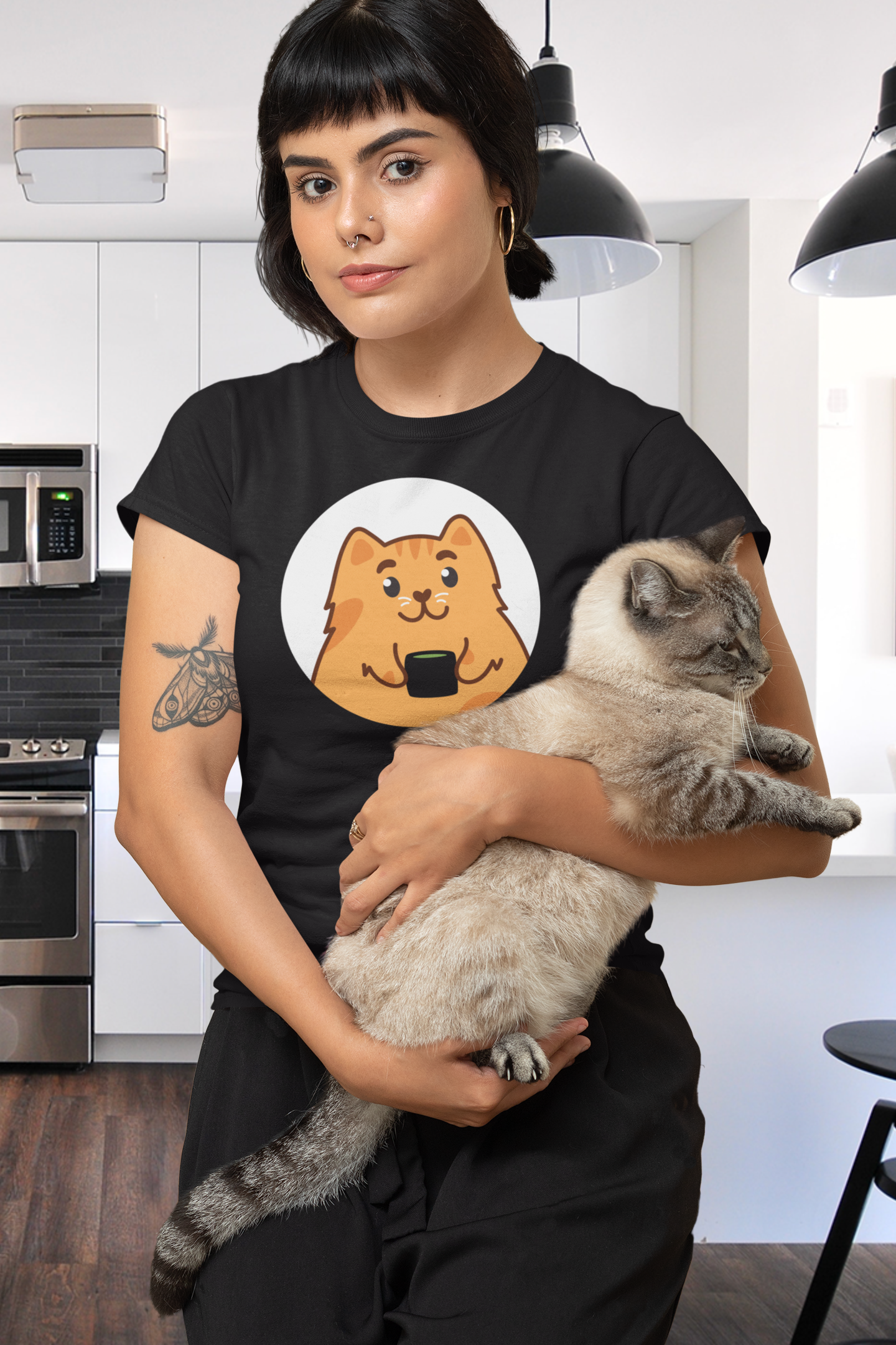 Catfé Mascot Tee