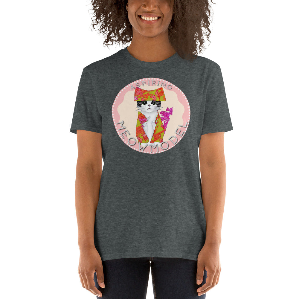 "Aspiring Meowmodel" Tee