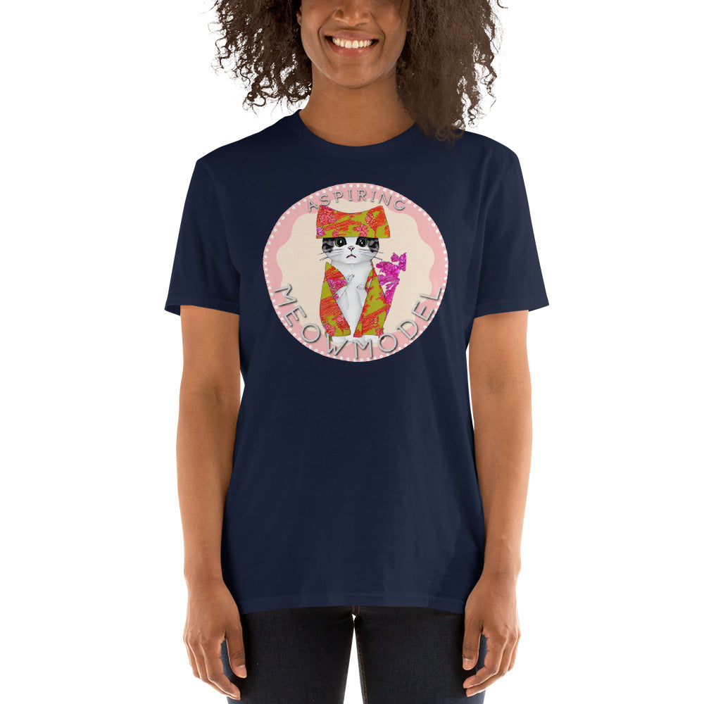 "Aspiring Meowmodel" Tee