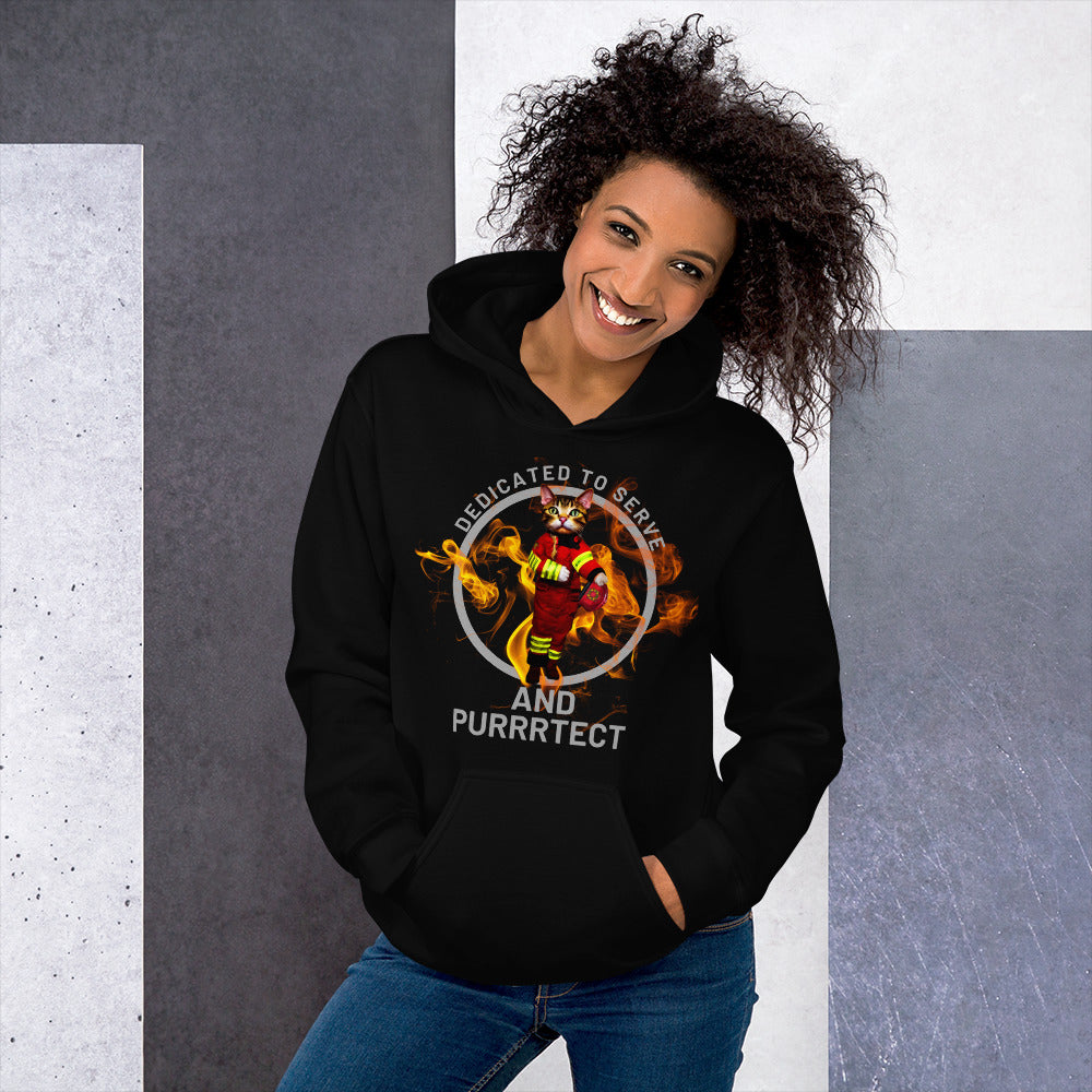 "Feline Firefighter" Hoodie