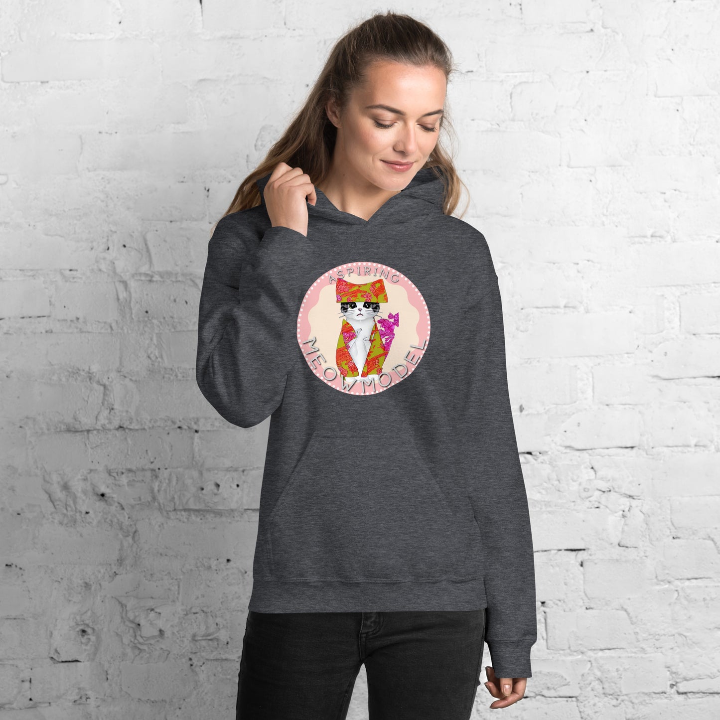 "Aspiring Meowmodel" Hoodie