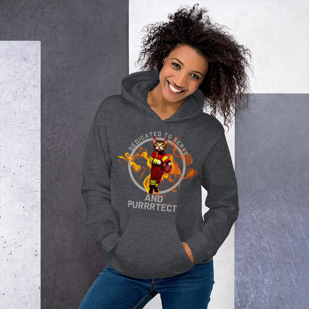 "Feline Firefighter" Hoodie