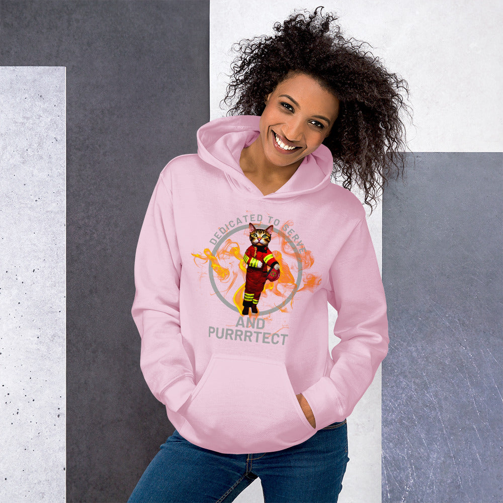 "Feline Firefighter" Hoodie