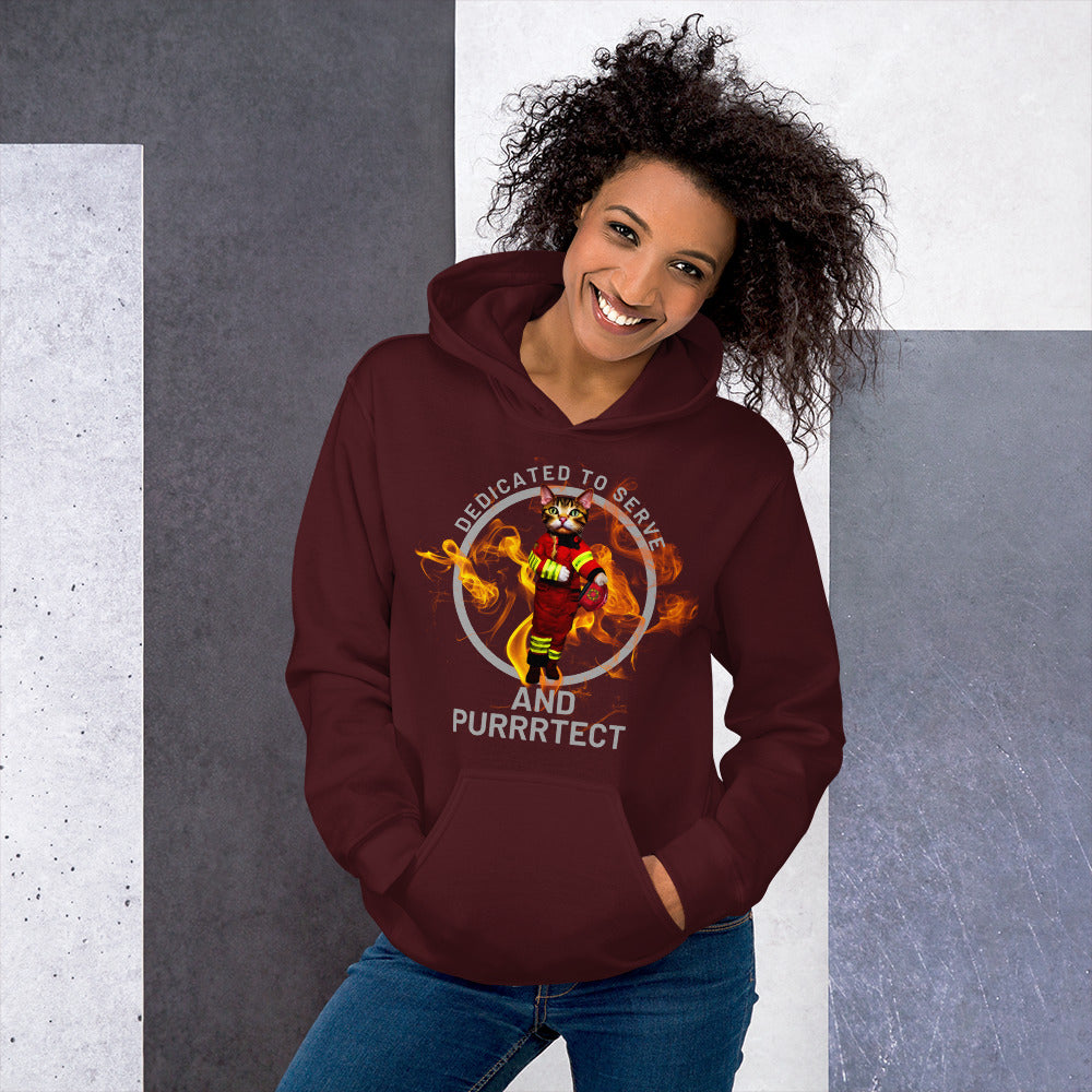 "Feline Firefighter" Hoodie