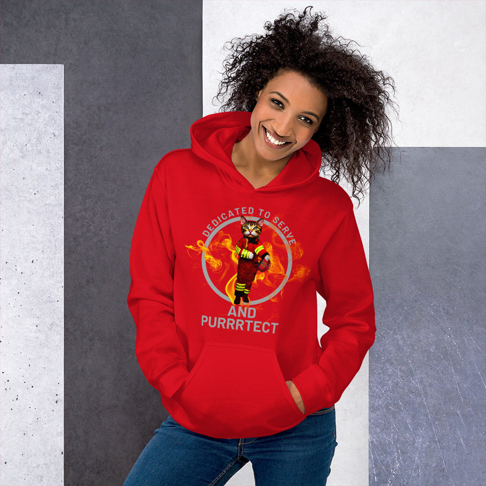 "Feline Firefighter" Hoodie