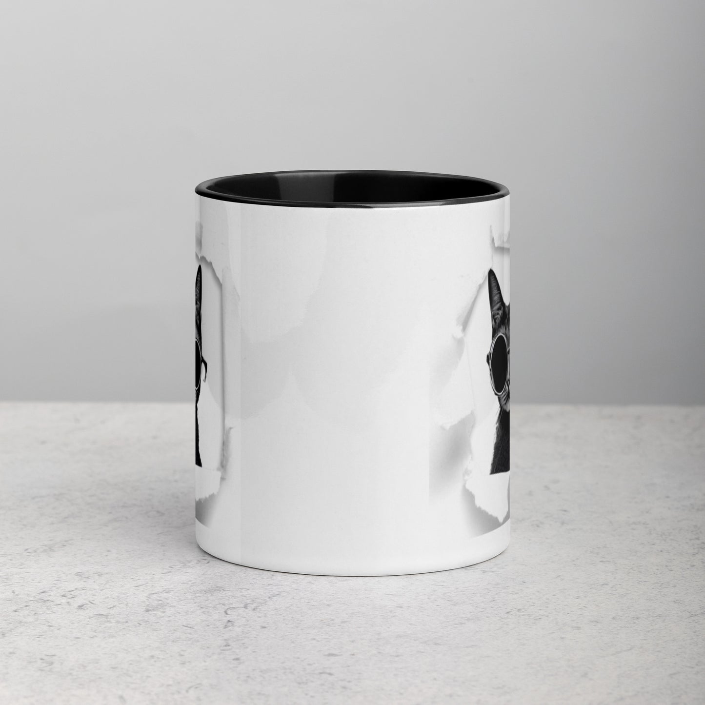 Colorful "Breakout Cat" Mug