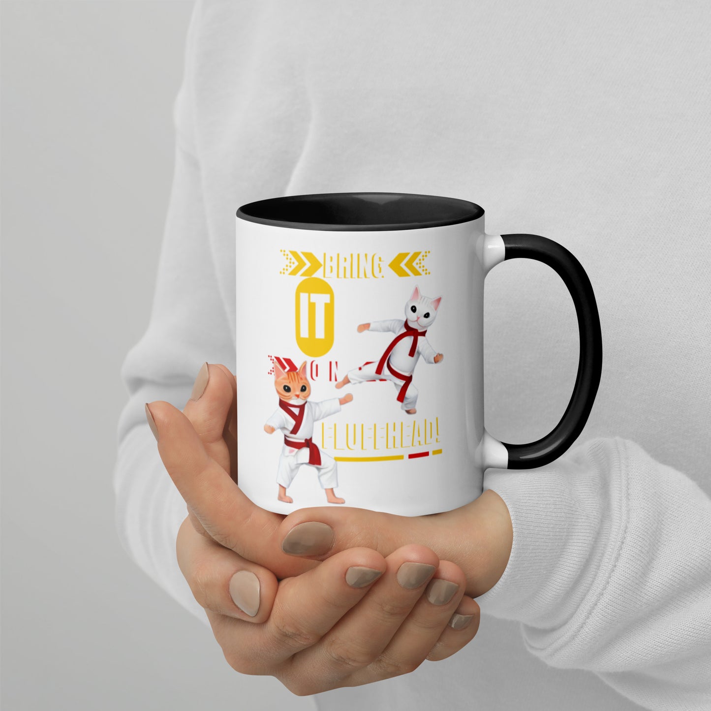 Colorful "Fluffheads" Mug