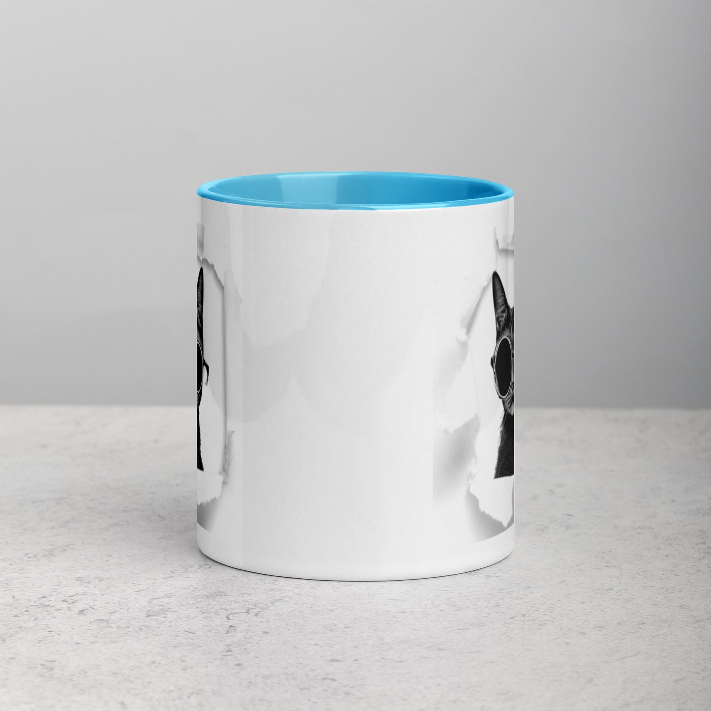 Colorful "Breakout Cat" Mug