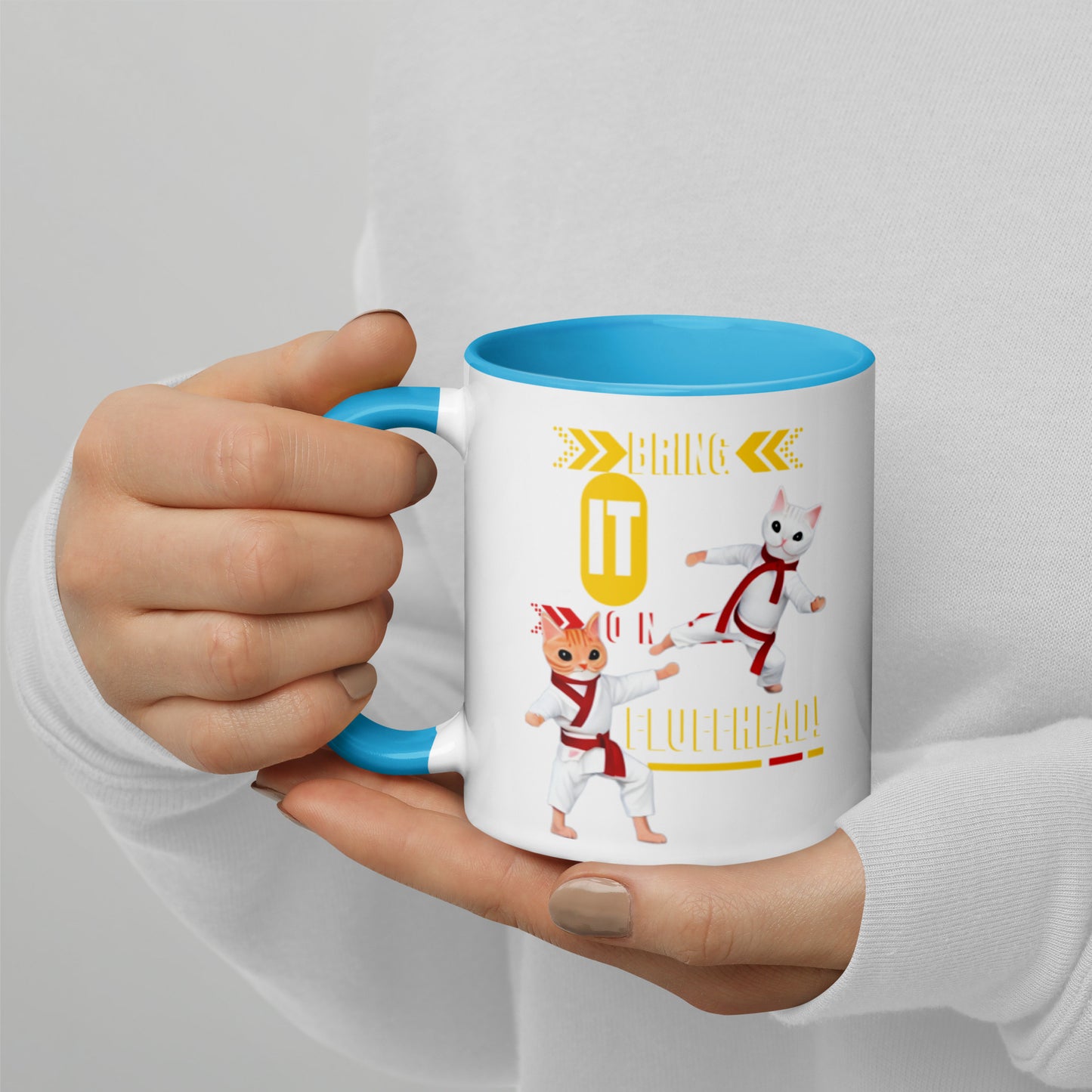 Colorful "Fluffheads" Mug
