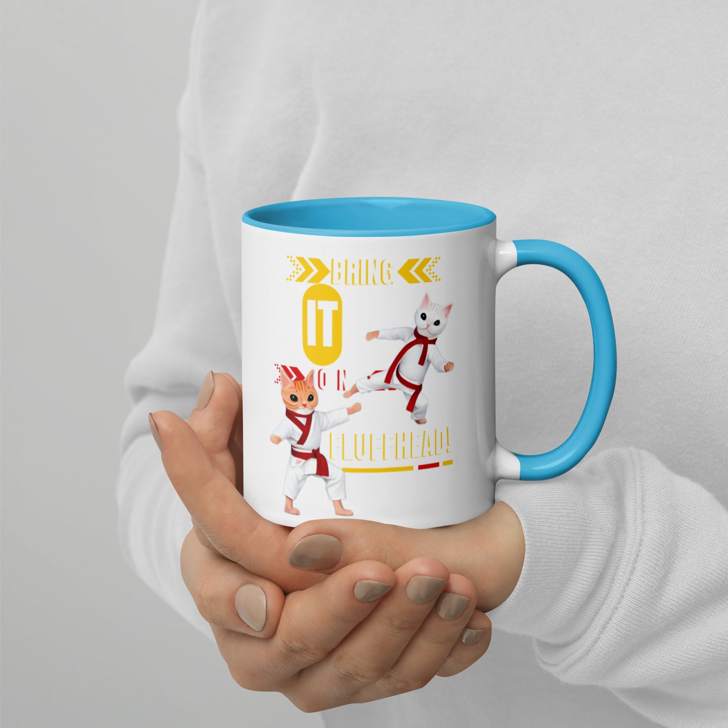 Colorful "Fluffheads" Mug