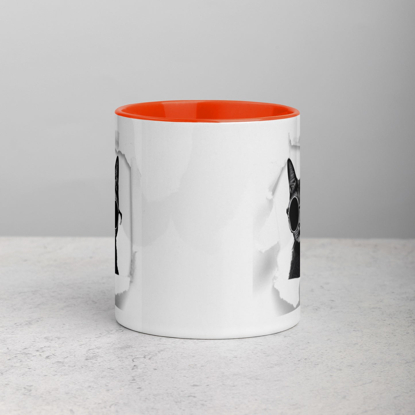 Colorful "Breakout Cat" Mug