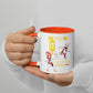 Colorful "Fluffheads" Mug