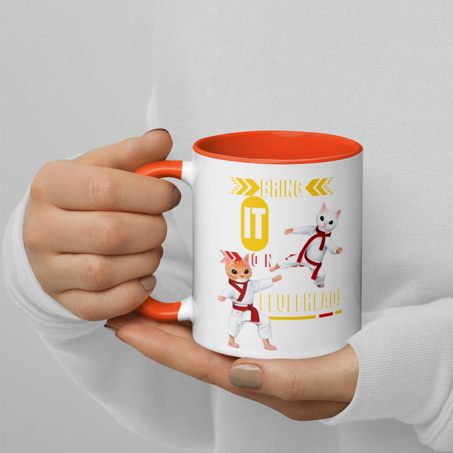 Colorful "Fluffheads" Mug