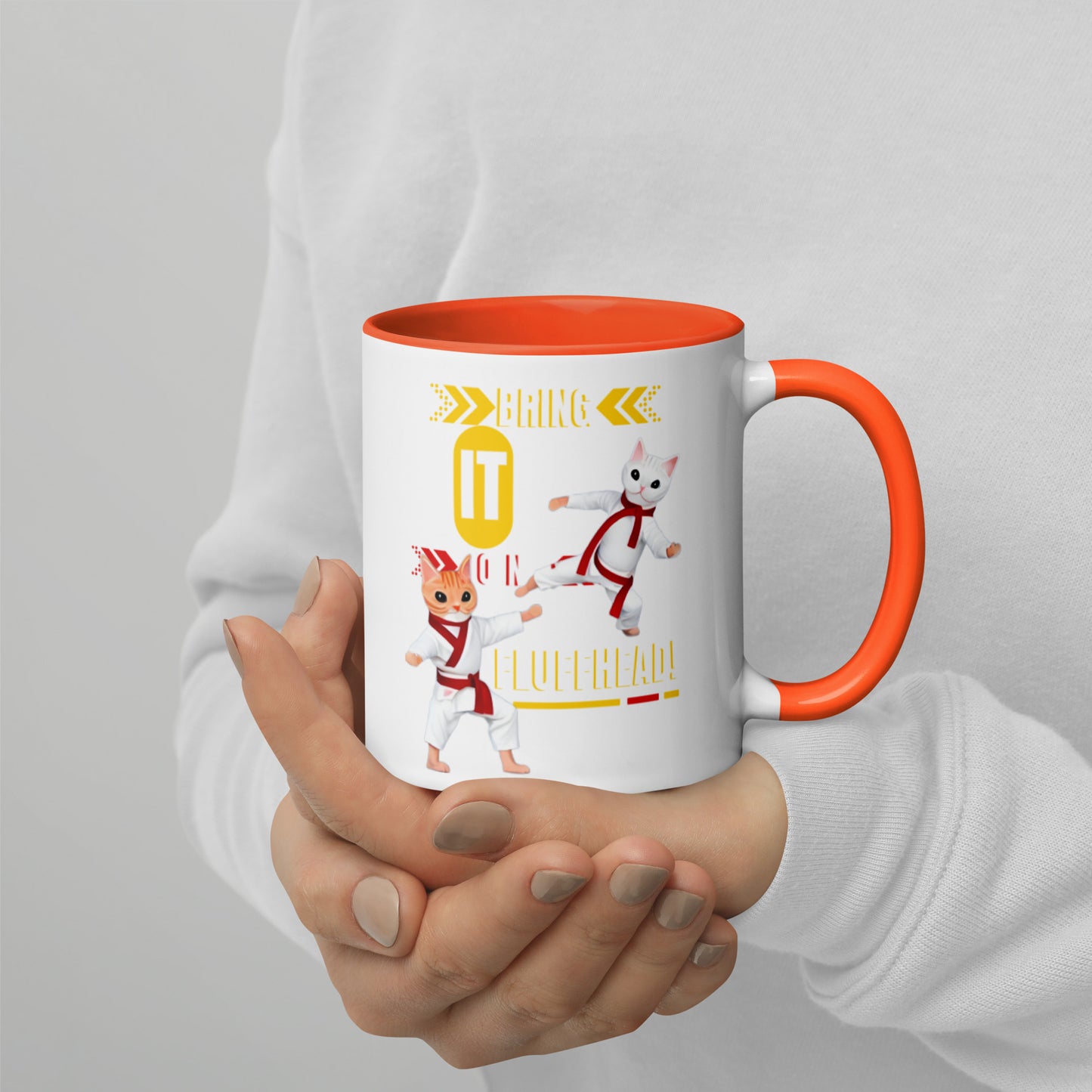 Colorful "Fluffheads" Mug