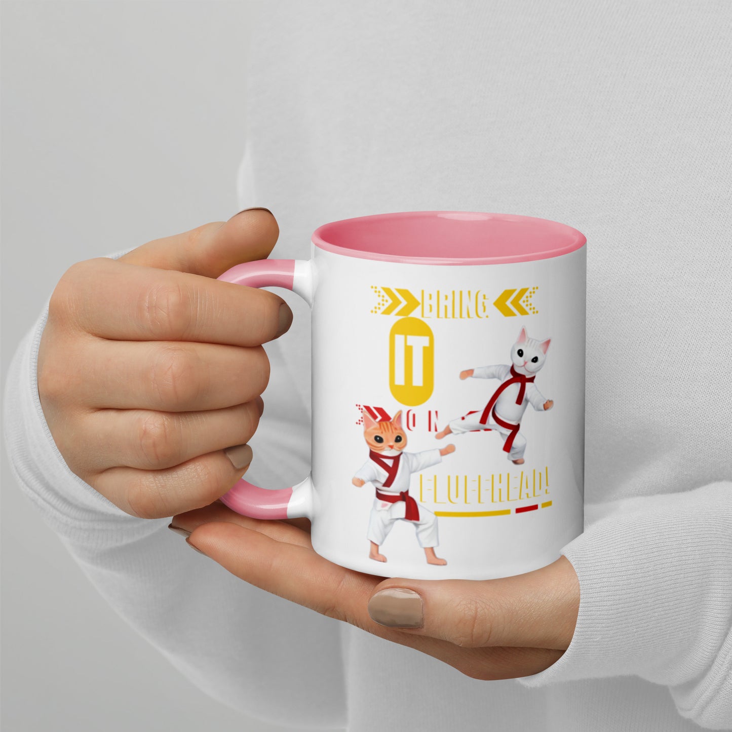 Colorful "Fluffheads" Mug
