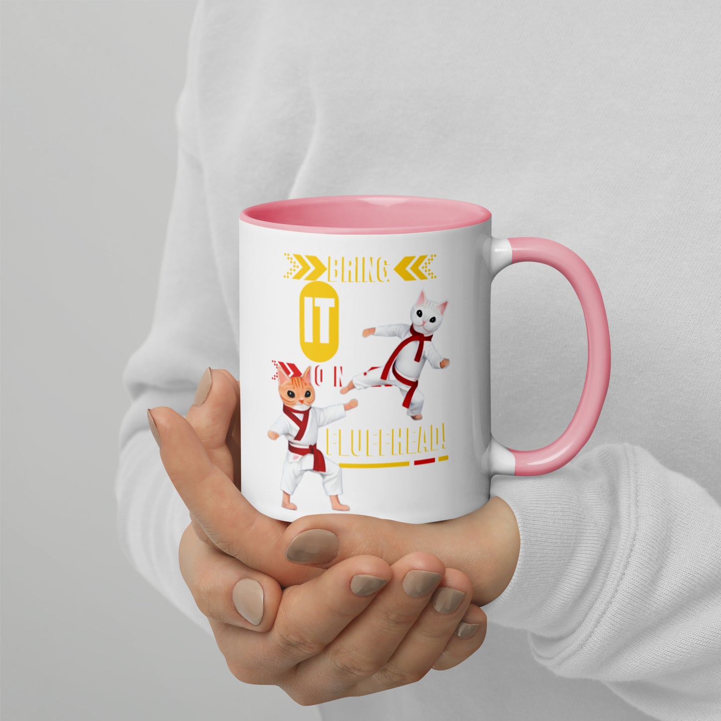 Colorful "Fluffheads" Mug