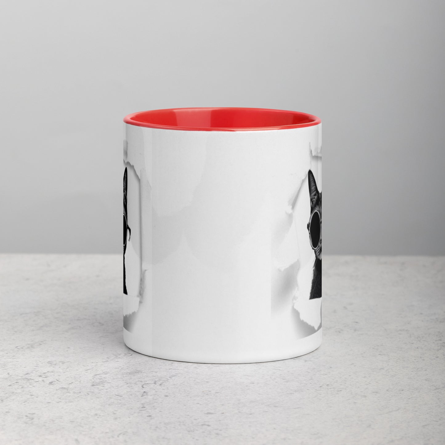 Colorful "Breakout Cat" Mug