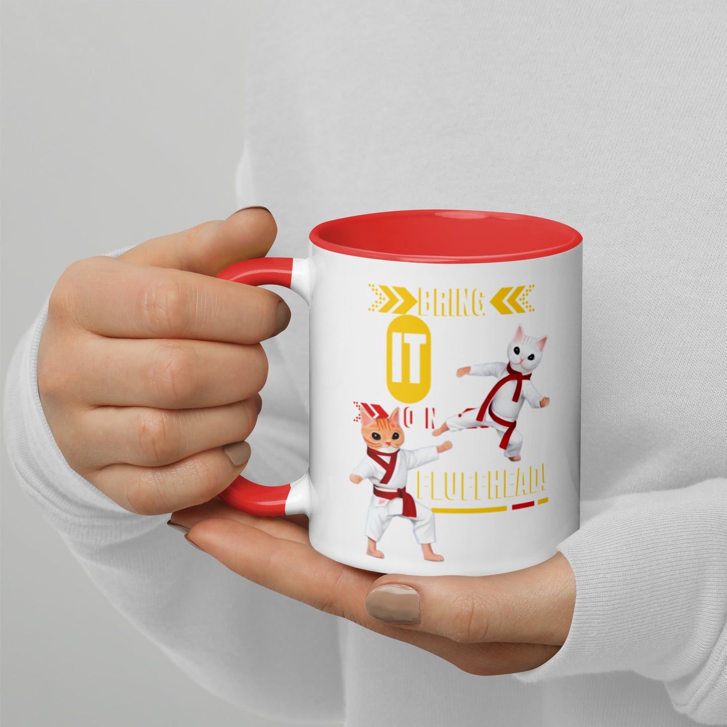Colorful "Fluffheads" Mug