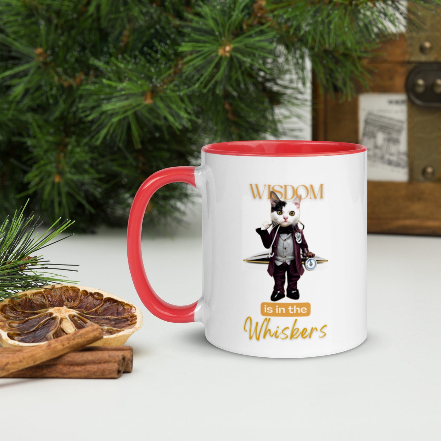 Colorful "Whiskers" Mug
