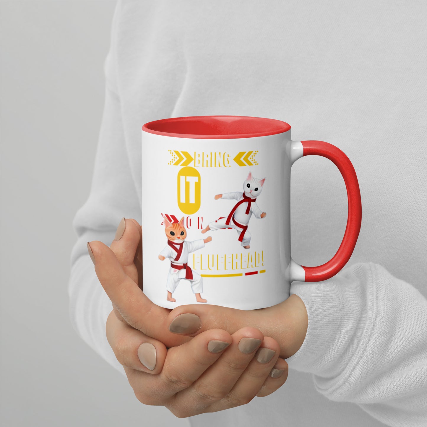 Colorful "Fluffheads" Mug
